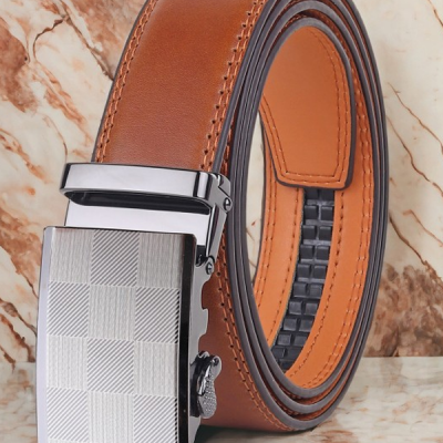 Men Leather Formal Belt